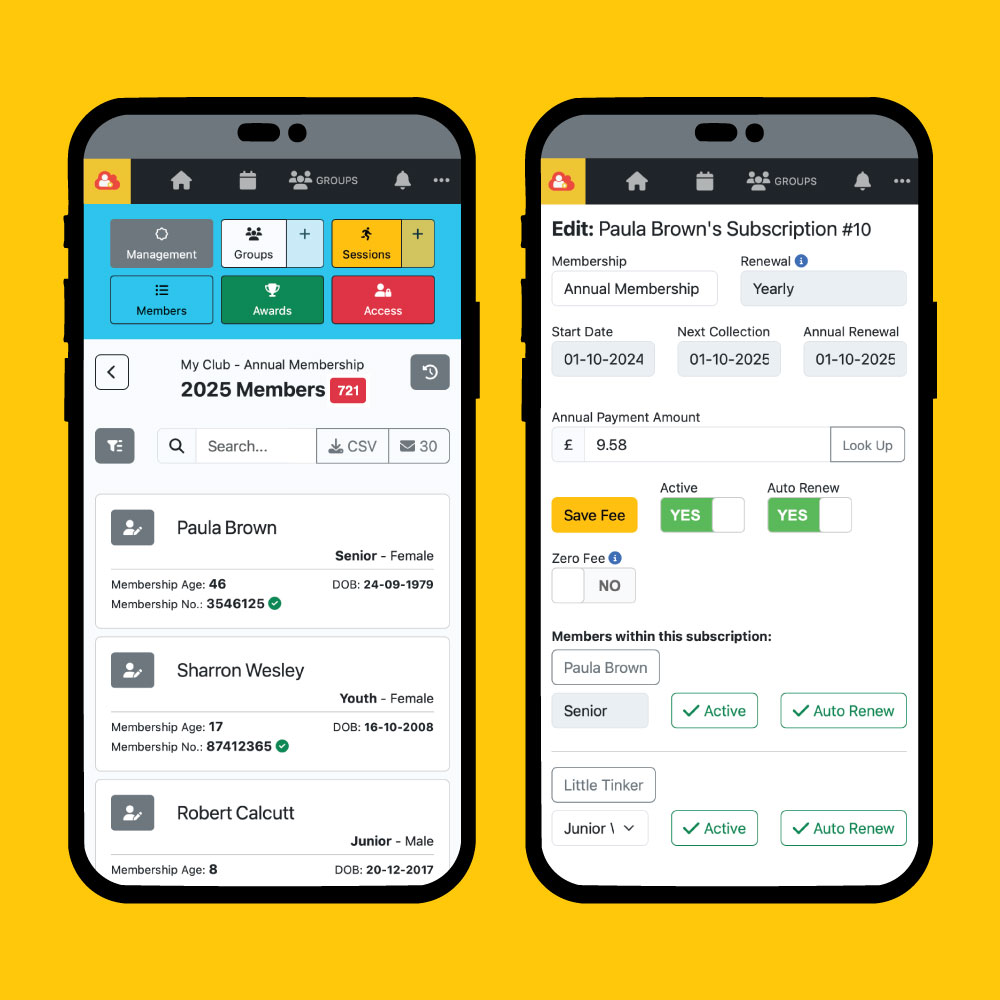 Automated Membership Fee Collection